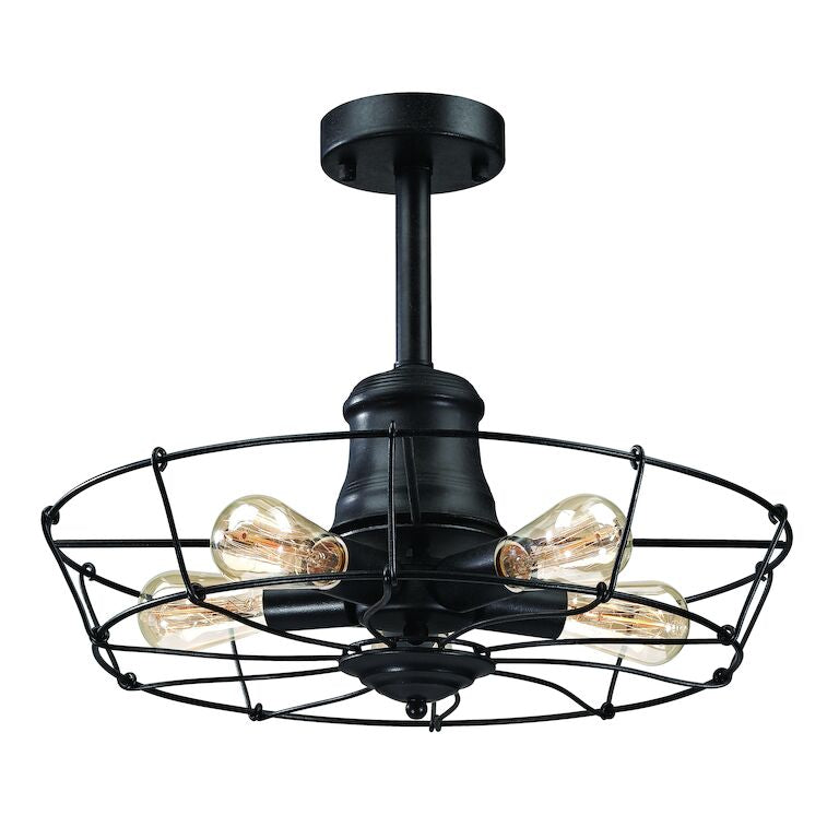 GLENDORA 20'' WIDE 5-LIGHT SEMI FLUSH MOUNT