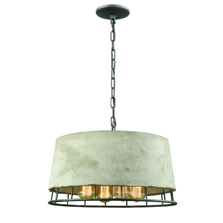 BROCCA 18'' WIDE 4-LIGHT CHANDELIER---CALL OR TEXT 270-943-9392 FOR AVAILABILITY