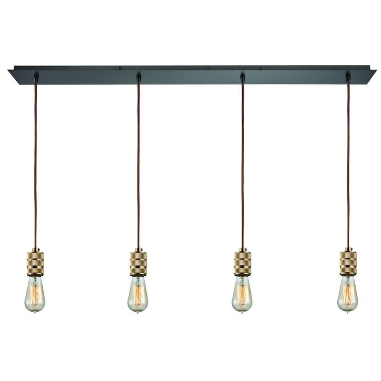 CAMLEY CONFIGURABLE 4-LIGHT PENDANT---CALL OR TEXT 270-943-9329 FOR AVAILABILITY - King Luxury Lighting