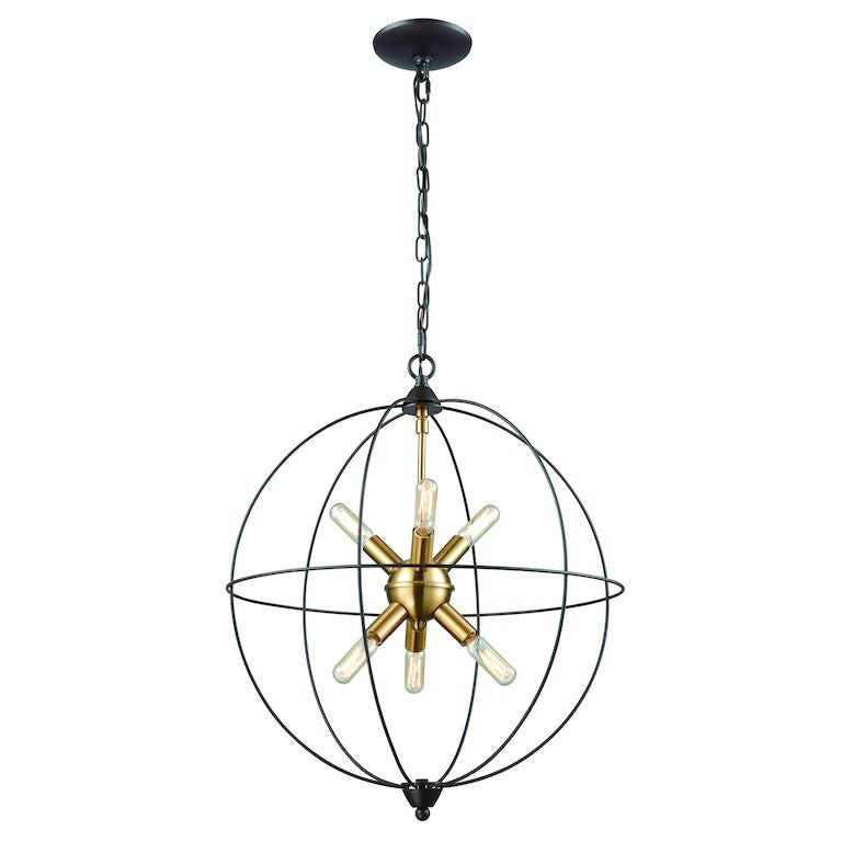 LOFTIN 19'' WIDE 6-LIGHT CHANDELIER