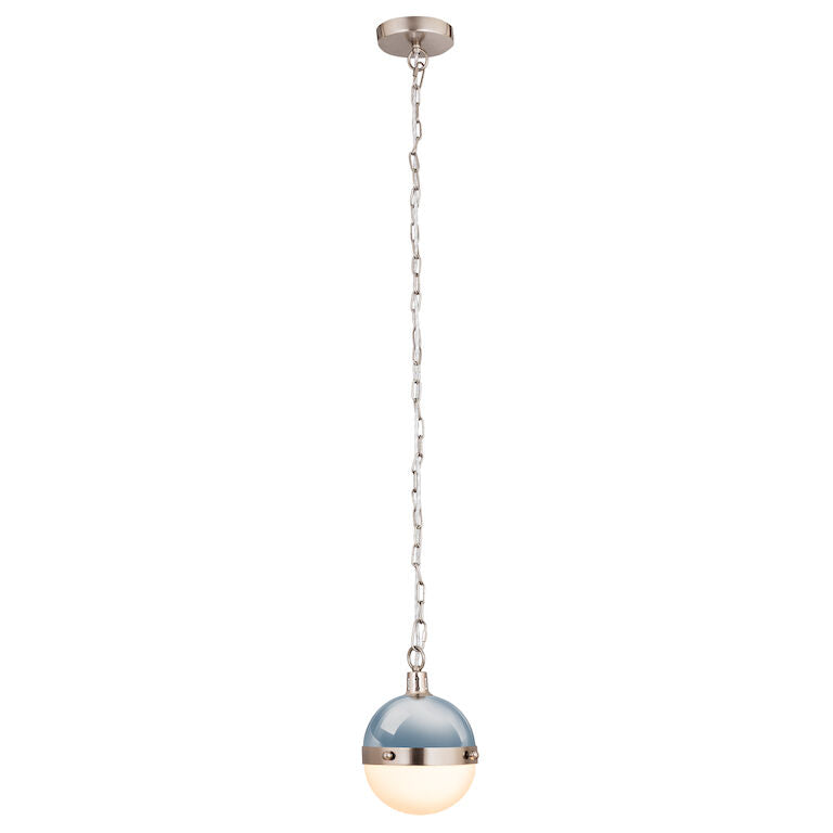 HARMELIN 7'' WIDE 1-LIGHT MINI PENDANT ALSO AVAILABLE IN BRUSHED STEEL, SATIN NICKEL, WHITE