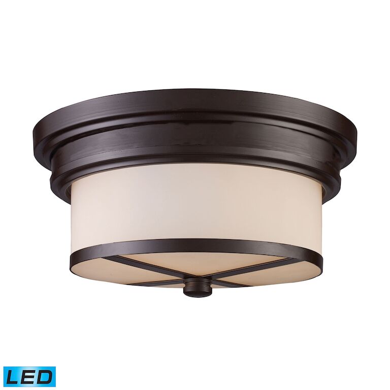 FLUSHMOUNTS 13'' WIDE 2-LIGHT OILED BRONZE  FLUSH MOUNT ALSO AVAILABLE WITH LED @$292.10---CALL OR TEXT 270-943-9392 FOR AVAILABILITY