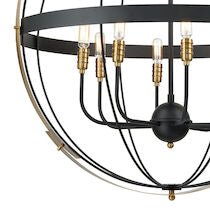 CALDWELL 32'' WIDE 8-LIGHT CHANDELIER---CALL OR TEXT 270-943-9392 FOR AVAILABILITY