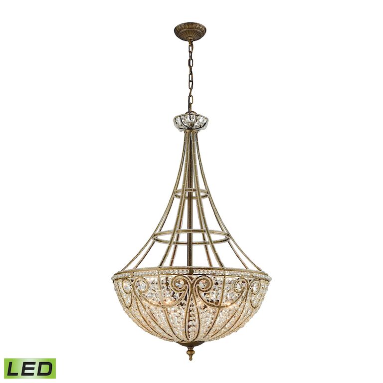 ELIZABETHAN 22'' WIDE 8-LIGHT CHANDELIER ALSO AVAILABLE WITH LED @$2256.30---CALL OR TEXT 270-943-9392 FOR AVAILABILITY