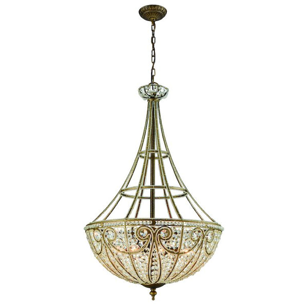 ELIZABETHAN 22'' WIDE 8-LIGHT CHANDELIER ALSO AVAILABLE WITH LED @$2256.30---CALL OR TEXT 270-943-9392 FOR AVAILABILITY