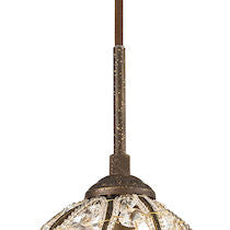 ELIZABETHAN 6'' WIDE 1-LIGHT MINI PENDANT---CALL OR TEXT 270-943-9392 FOR AVAILABILITY