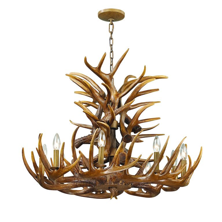 ELK 32'' WIDE 9-LIGHT CHANDELIER---CALL OR TEXT 270-943-9392 FOR AVAILABILITY