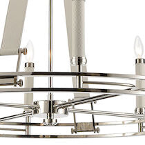 BERGAMO 36'' WIDE 8-LIGHT CHANDELIER---CALL OR TEXT 270-943-9392 FOR AVAILABILITY