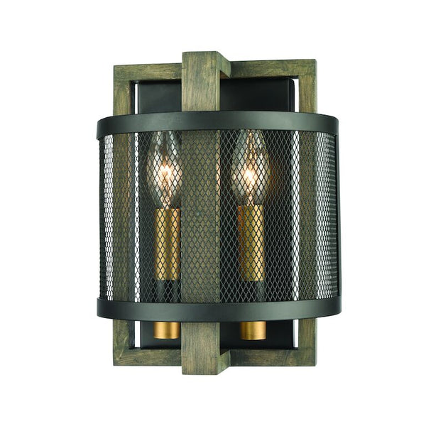 WOODBRIDGE 10'' HIGH 2-LIGHT SCONCE