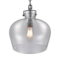DAVENPORT 13'' WIDE 1-LIGHT PENDANT ALSO AVAILABLE IN OILED RUBBED BRONZE---CALL OR TEXT 270-943-9392 FOR AVAILABILITY