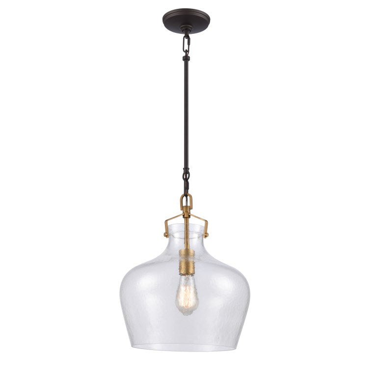 DAVENPORT 13'' WIDE 1-LIGHT PENDANT ALSO AVAILABLE IN OILED RUBBED BRONZE---CALL OR TEXT 270-943-9392 FOR AVAILABILITY