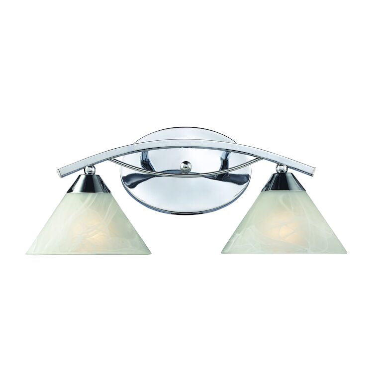 ELYSBURG 18'' WIDE 2-LIGHT VANITY LIGHT ALSO AVAILABLE IN SATIN NICKEL---CALL OR TEXT 270-943-9392 FOR AVAILABILITY