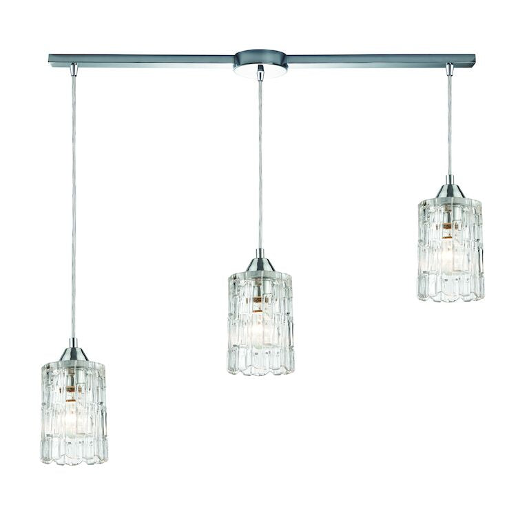 EZRA 12'' WIDE 3-LIGHT 3-LIGHT SLIM PENDANT