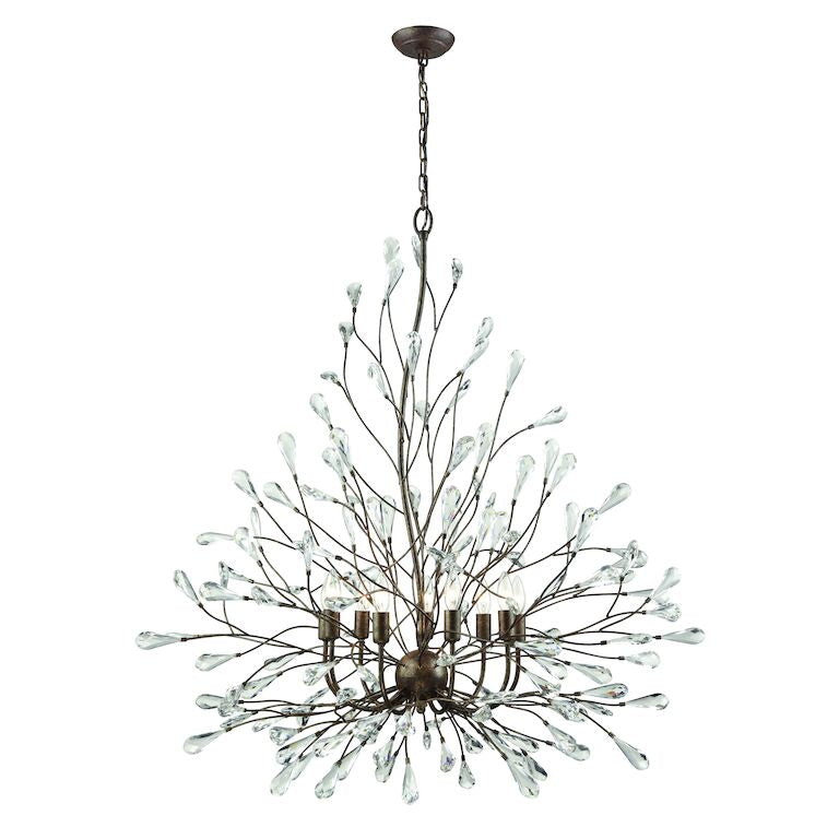 CRISLETT 40'' WIDE 9-LIGHT CHANDELIER---CALL OR TEXT 270-943-9392 FOR AVAILABILITY