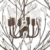 CRISLETT 25'' WIDE 6-LIGHT CHANDELIER---CALL OR TEXT 270-943-9392 FOR AVAILABILITY