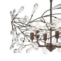 CRISLETT 23'' WIDE 6-LIGHT CHANDELIER---CALL OR TEXT 270-943-9392 FOR AVAILABILITY