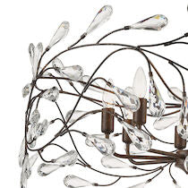 CRISLETT 31'' WIDE 8-LIGHT CHANDELIER--CALL OR TEXT 270-943-9392 FOR AVAILABILITY