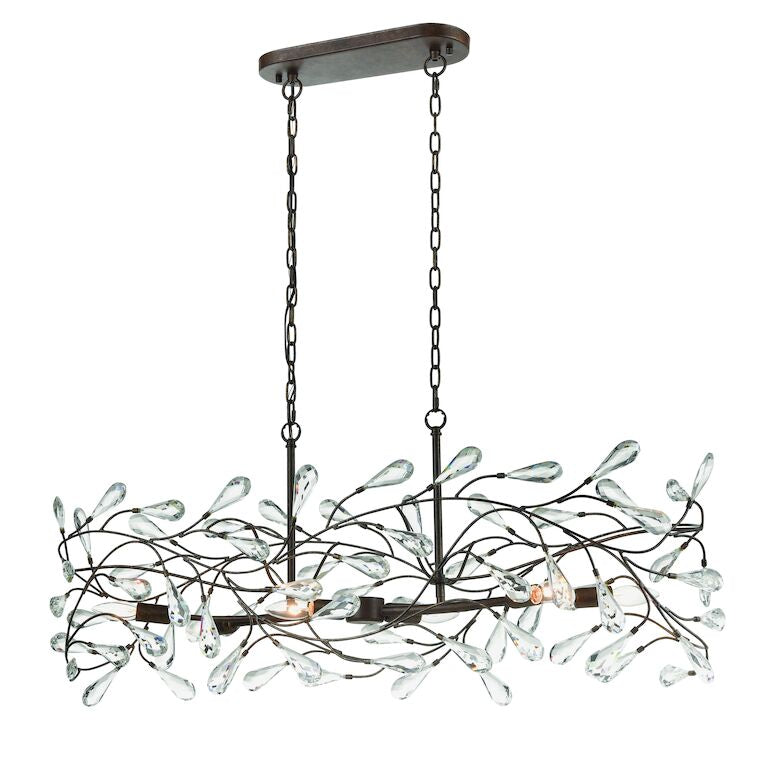 CRISLETT 43'' WIDE 6-LIGHT ISLAND CHANDELIER---CALL OR TEXT 270-943-9392 FOR AVAILABILITY