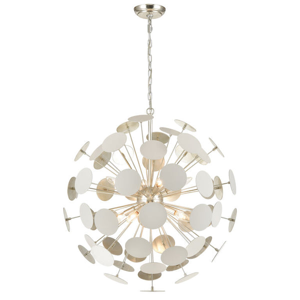 MODISH 28'' WIDE 8-LIGHT CHANDELIER--CALL OR TEXT 270-943-9392 FOR AVAILABILITY