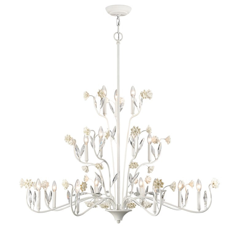 ADELAIDE 49'' WIDE 15-LIGHT CHANDELIER---CALL OR TEXT 270-943-9392 FOR AVAILABILITY