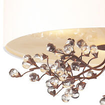 WINTERBERRY 16'' WIDE 3-LIGHT SEMI FLUSH MOUNT