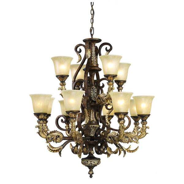 REGENCY 35'' WIDE 12-LIGHT CHANDELIER--- ALSO AVAILABLE WITH LED@ $ 5,172.70--CALL OR TEXT 270-943-9392 FOR AVAILABILITY