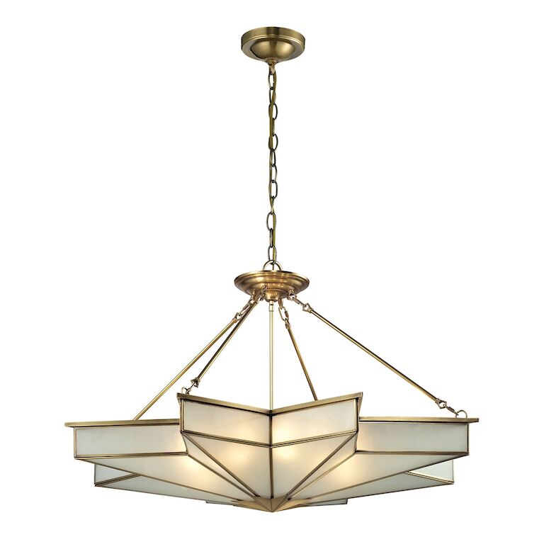 DECOSTAR 43'' WIDE 8-LIGHT CHANDELIER---CALL OR TEXT 270-943-9392 FOR AVAILABILITY