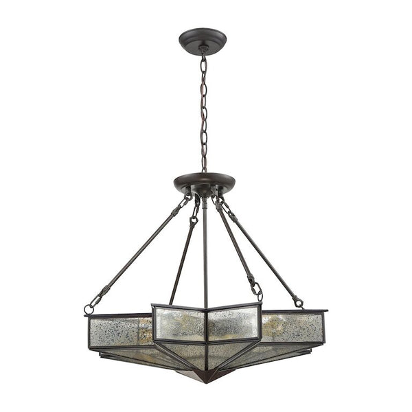 DECOSTAR 25'' WIDE 4-LIGHT CHANDELIER ALSO AVAILABLE IN OIL RUBBED BRONZE---CALL OR TEXT 270-943-9392 FOR AVAILABILITY