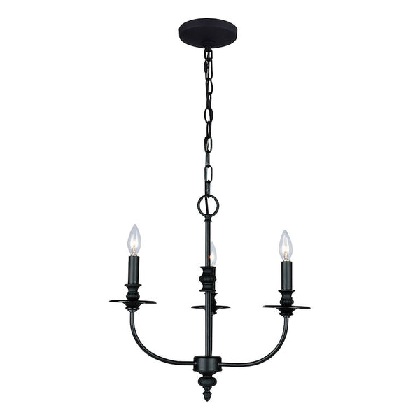 HARTFORD 18'' WIDE 3-LIGHT CHANDELIER ALSO AVAILABLE IN FARMHOUSE WHITE