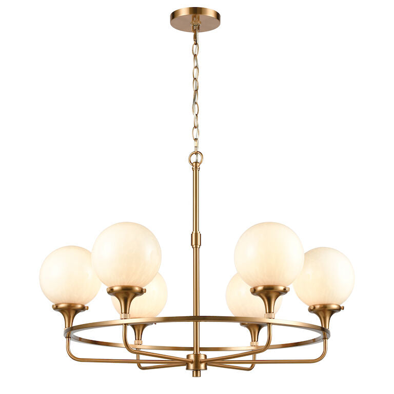 BEVERLY HILLS 30'' WIDE 6-LIGHT CHANDELIER---CALL OR TEXT 270-943-9392 FOR AVAILABILITY