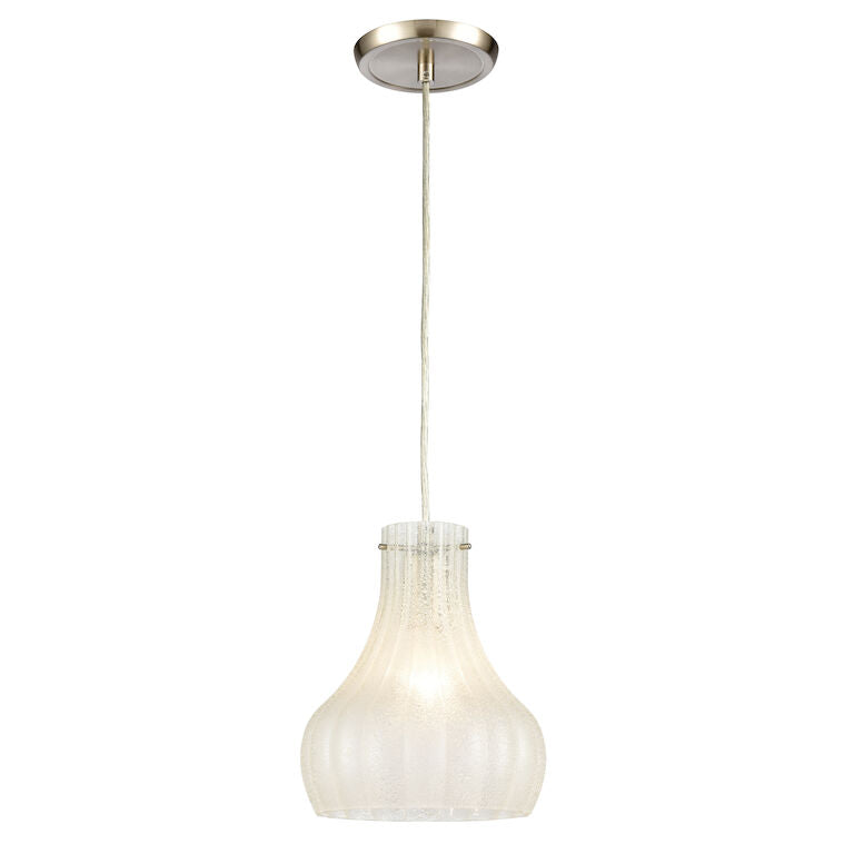 COASTAL SCALLOP 8'' WIDE 1-LIGHT MINI PENDANT