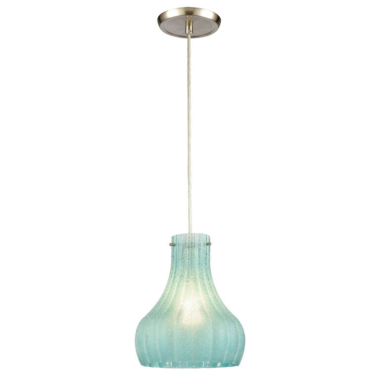 COASTAL SCALLOP 8'' WIDE 1-LIGHT MINI PENDANT