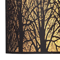 WOODLAND SUNRISE 8'' HIGH 2-LIGHT SCONCE