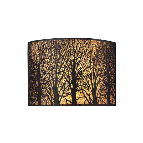 WOODLAND SUNRISE 8'' HIGH 2-LIGHT SCONCE