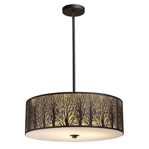 WOODLAND SUNRISE 24'' WIDE 5-LIGHT CHANDELIER ALSO AVAILABLE WITH LED @$917.70