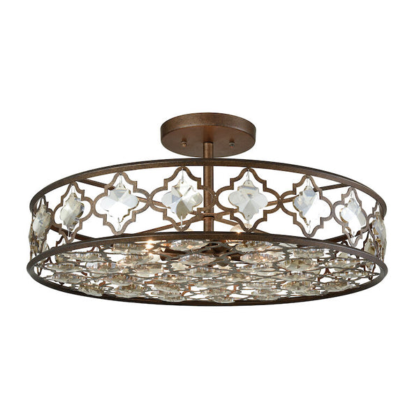 ARMAND 25'' WIDE 8-LIGHT SEMI FLUSH MOUNT---CALL OR TEXT 270-943-9392 FOR AVAILABILITY