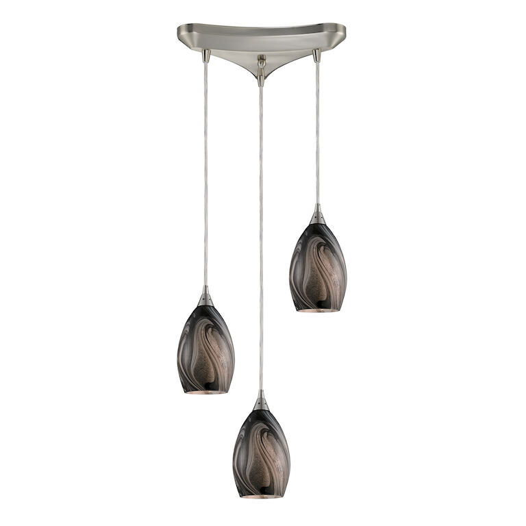 FORMATIONS CONFIGURABLE TRIANGULAR PENDANT