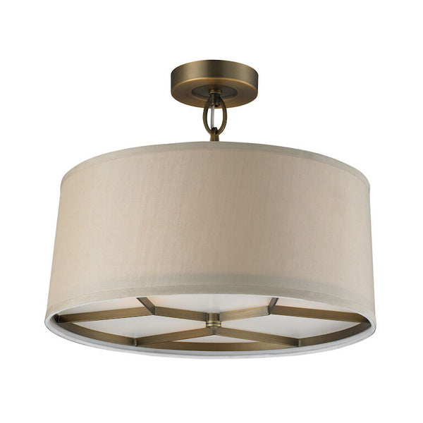 BAXTER 16'' WIDE 3-LIGHT SEMI FLUSH MOUNT---CALL OR TEXT 270-943-9392 FOR AVAILABILITY