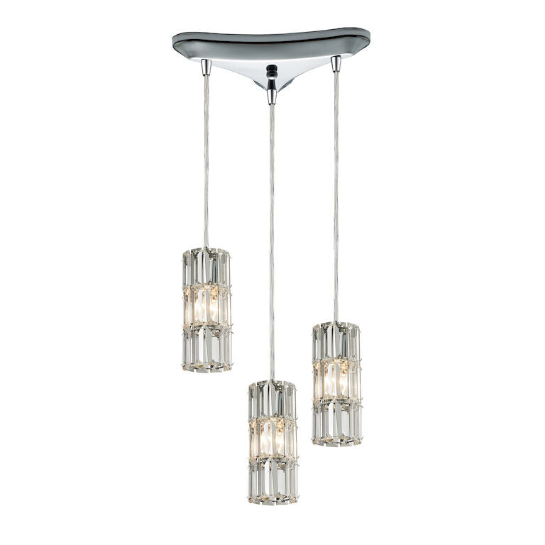 CYNTHIA CONFIGURABLE TRIANGULAR MULTI PENDANT