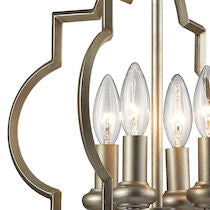 CHANDETTE 14'' WIDE 4-LIGHT CHANDELIER