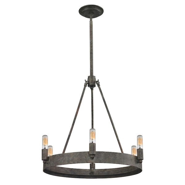 LEWISBURG 21'' WIDE 6-LIGHT CHANDELIER