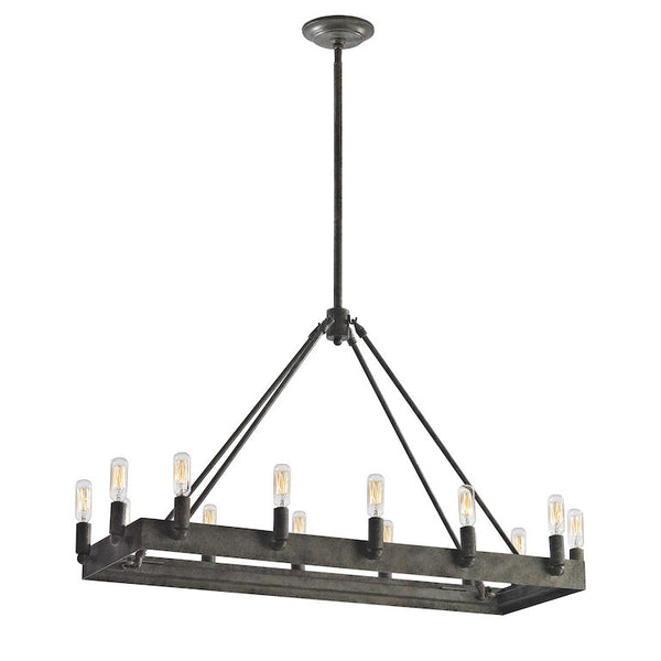 LEWISBURG 34'' WIDE 14-LIGHT ISLAND CHANDELIER