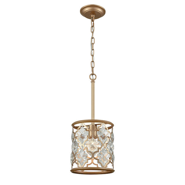 ARMAND 8'' WIDE 1-LIGHT MINI PENDANT ALSO AVAILABLE IN MATTE GOLD---CALL OR TEXT 270-943-9392 FOR AVAILABILITY - King Luxury Lighting