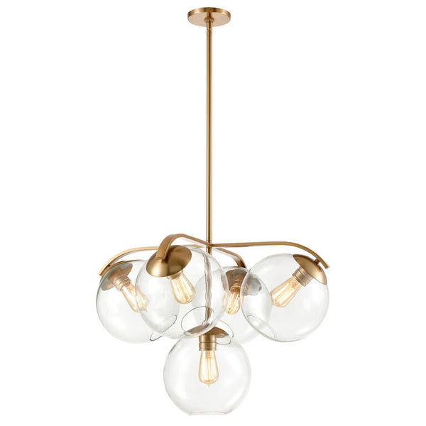 COLLECTIVE 28'' WIDE 5-LIGHT CHANDELIER