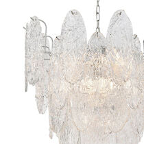 FROZEN CASCADE 26'' WIDE 9-LIGHT CHANDELIER---CALL OR TEXT 270-943-9392 FOR AVAILABILITY