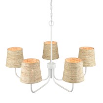 ABACA 34'' WIDE 5-LIGHT CHANDELIER---CALL OR TEXT 270-943-9392 FOR AVAILABILITY
