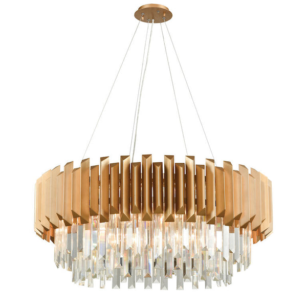 SENECA FALLS 34'' WIDE 8-LIGHT CHANDELIER---CALL OR TEXT 270-943-9392 FOR AVAILABILITY