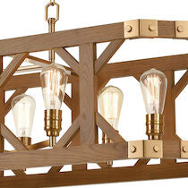 STRUCTURE 48'' WIDE 8-LIGHT ISLAND CHANDELIER ALSO AVAILABLE IN SATIN BRASS---CALL OR TEXT 270-943-9392 FOR AVAILABILITY
