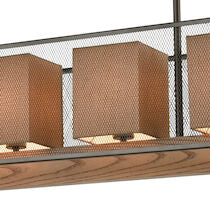 CROSSBEAM 57'' WIDE 5-LIGHT ISLAND CHANDELIER