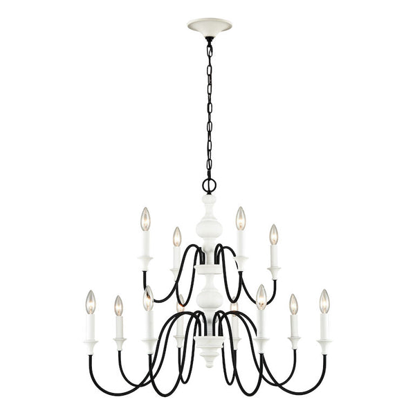 VAL DE LOIRE 36'' WIDE 12-LIGHT CHANDELIER---CALL OR TEXT 270-943-9392 FOR AVAILABILITY